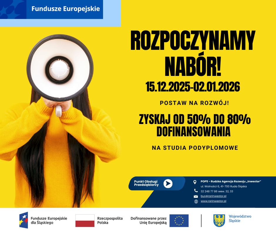 Nabór na studia podyplomowe dla przedsiębiorców MŚP z województwa śląskiego!