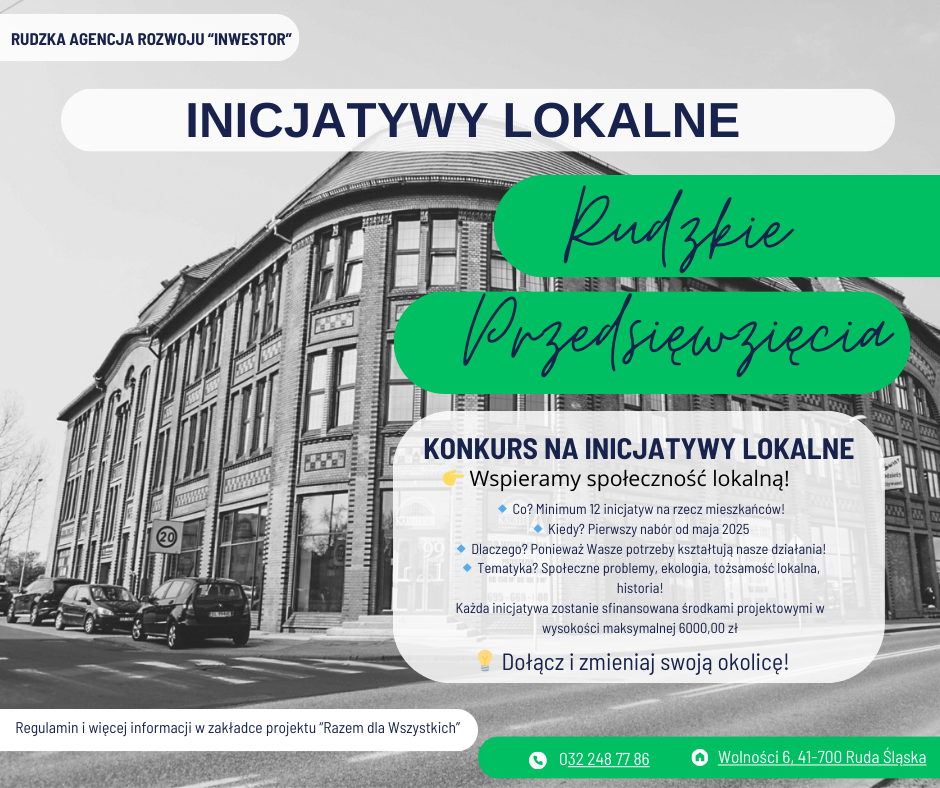 Wyniki III naboru na inicjatywy lokalne w projekcie „Razem dla Wszystkich – Wielowymiarowa Integracja w Rudzie Śląskiej”