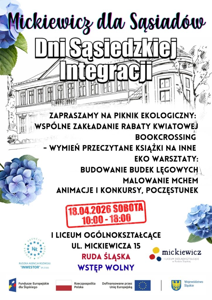 Dzień Sąsiedzkiej Integracji w I LO im. Adama Mickiewicza