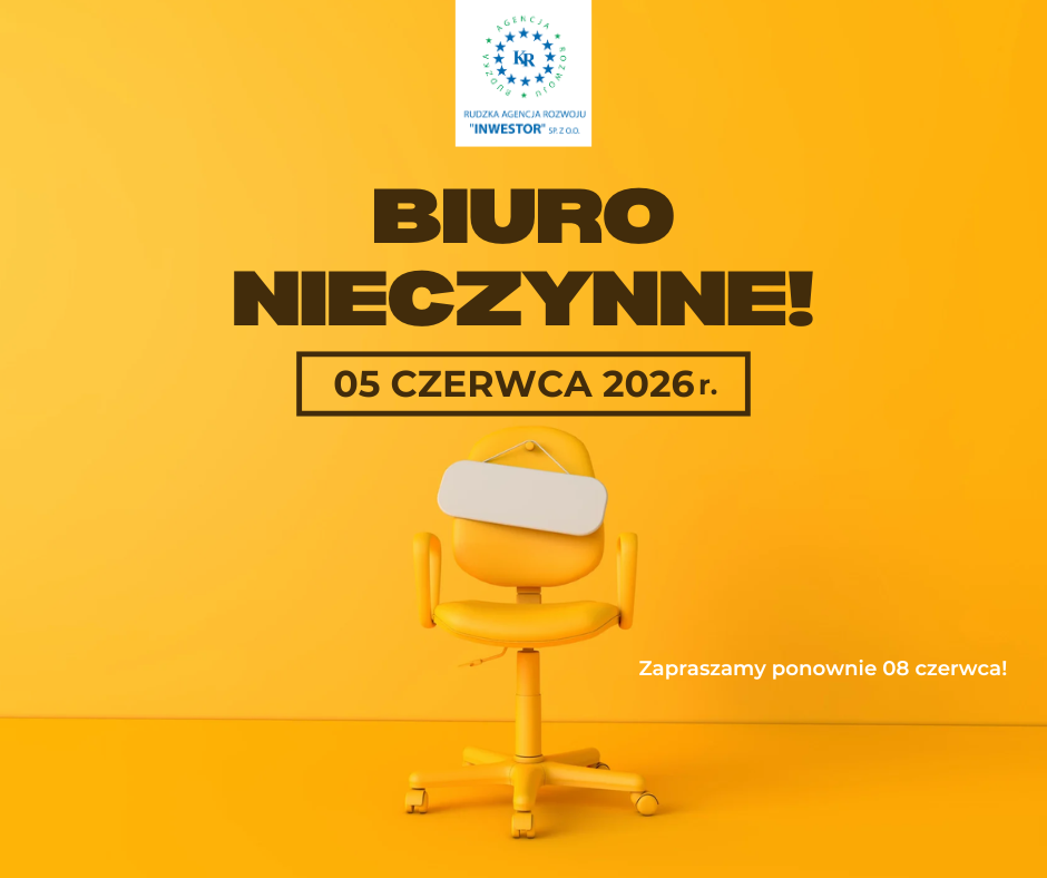 Informacja o nieczynnym biurze